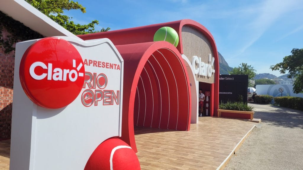 Claro leva 5G Broadcast, experiência inédita na América Latina, ao público do Rio Open