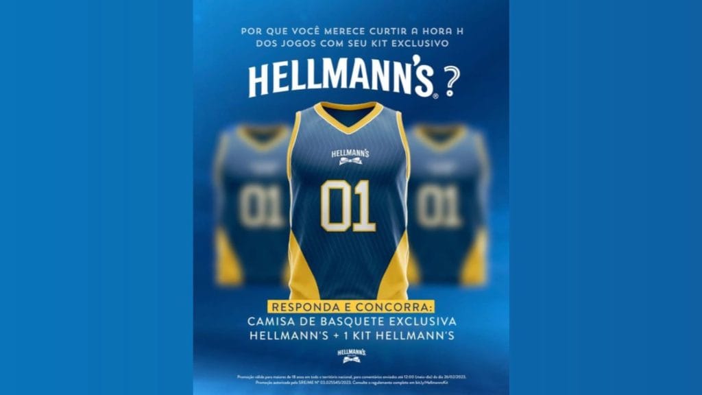 Hellmann’s lança promoção para continuar celebração do All-Star Game da NBA