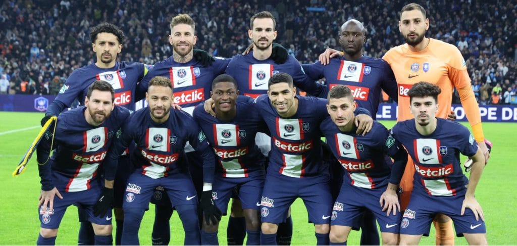 Novo patrocínio máster? Entenda logotipo da Betclic na camisa do PSG na Copa da França