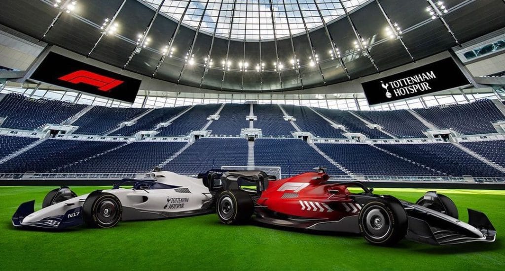 Tottenham assina parceria de 15 anos com  Fórmula 1 e terá pista de kart em estádio