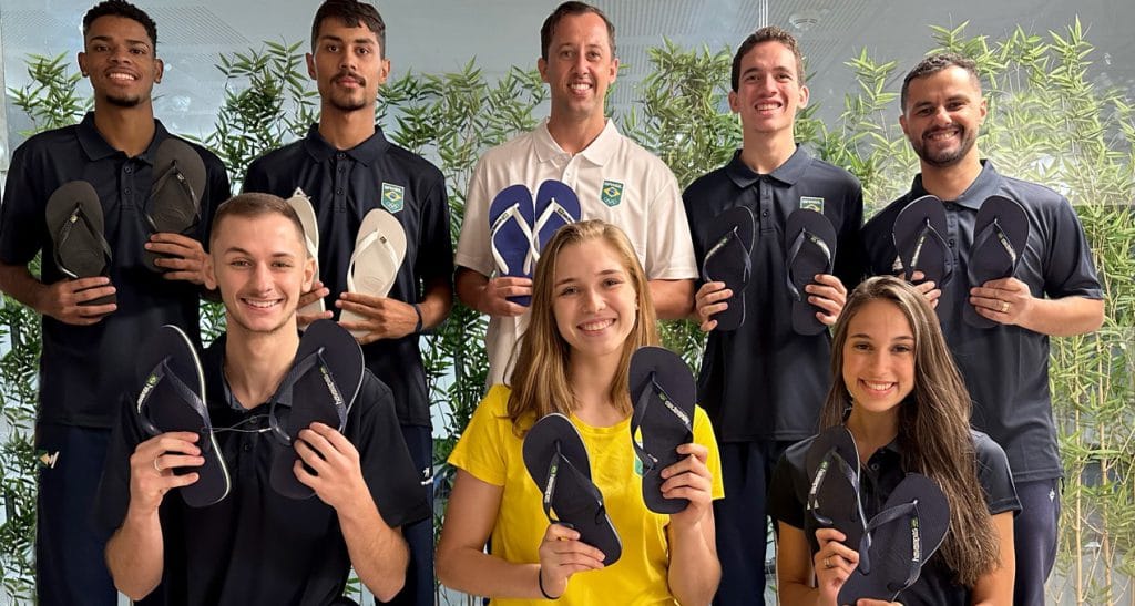 Havaianas será calçado oficial dos atletas brasileiros nos Jogos Olímpicos de Paris 2024