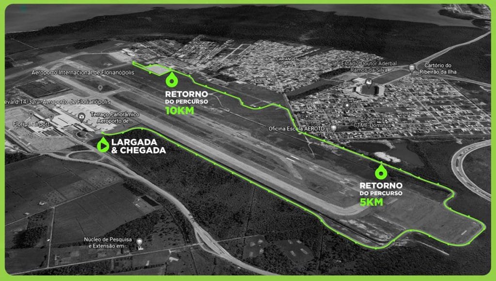 Com foco na experiência, Aeroporto de Florianópolis receberá corrida de rua inédita