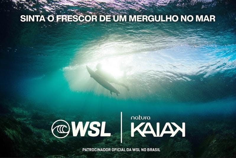 Kaiak, marca de perfumaria da Natura, fecha patrocínio à WSL no mercado brasileiro