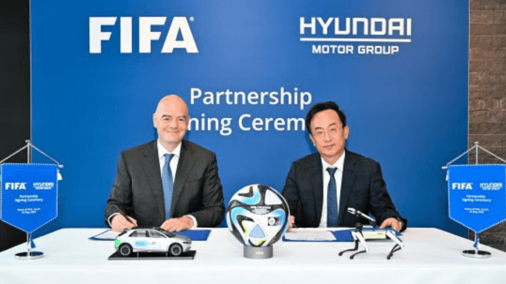 Grupo Hyundai renova com Fifa até 2030 e inclui subsidiárias no acordo