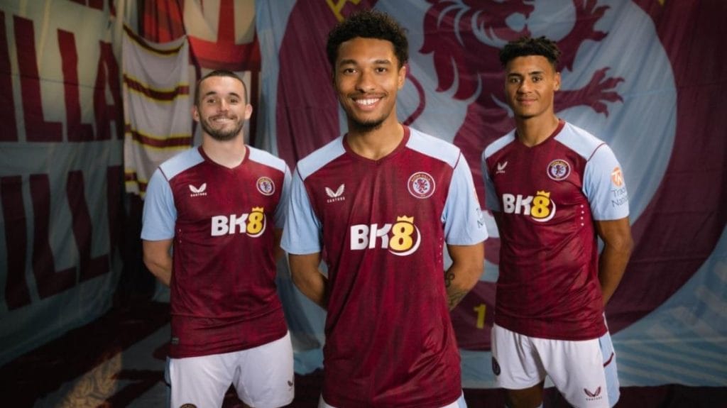 Aston Villa segue “estratégia” do Chelsea e fecha patrocínio máster com site de apostas BK8