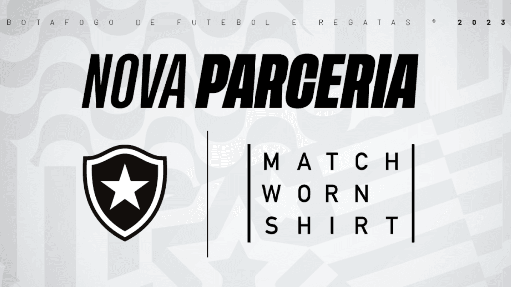 Botafogo fecha com MatchWornShirt para leiloar camisas usadas nos jogos