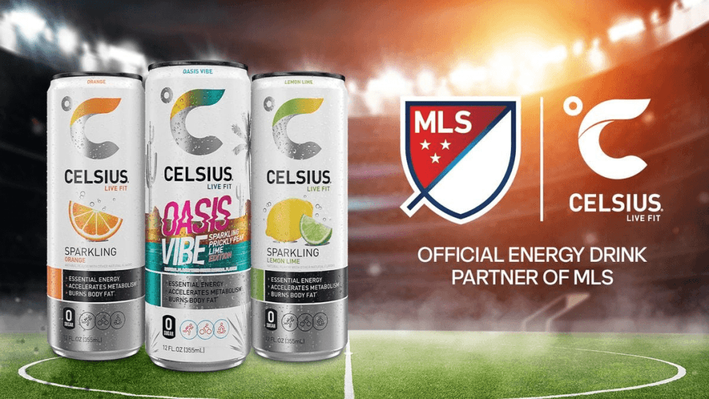 Celsius fecha patrocínio à MLS e será energético oficial da liga de futebol dos EUA