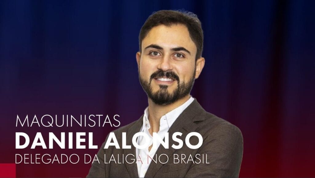 Maquinistas recebe Daniel Alonso, delegado da LaLiga no Brasil, nesta terça-feira (29), às 11h