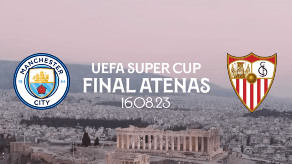 Onde assistir à Supercopa da Uefa entre Manchester City e Sevilla