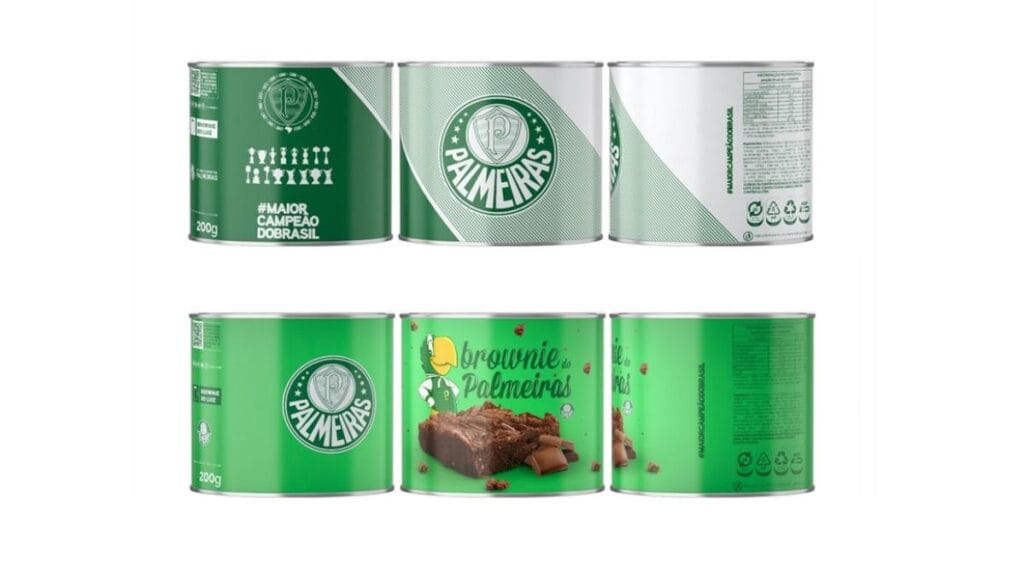 Forte no RJ, Brownie do Luiz lança latas em parceria com o Palmeiras para crescer em SP