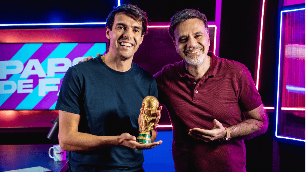 Um dos apresentadores, Mauro Beting entrevistou o ex-jogador Kaká - Divulgação