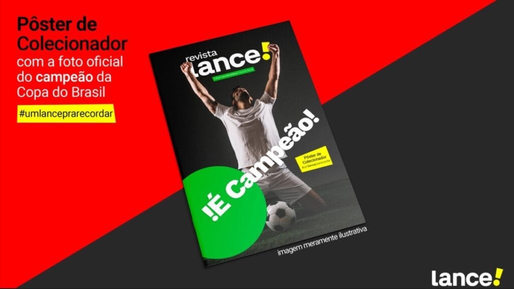 Lance! voltará às bancas com revista-pôster do campeão da Copa do Brasil