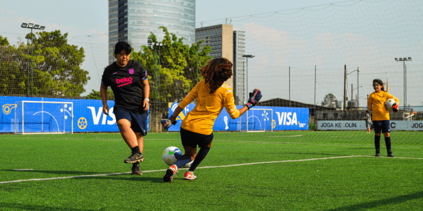 Visa acerta patrocínio à Nossa Arena, espaço dedicado ao futebol feminino em SP