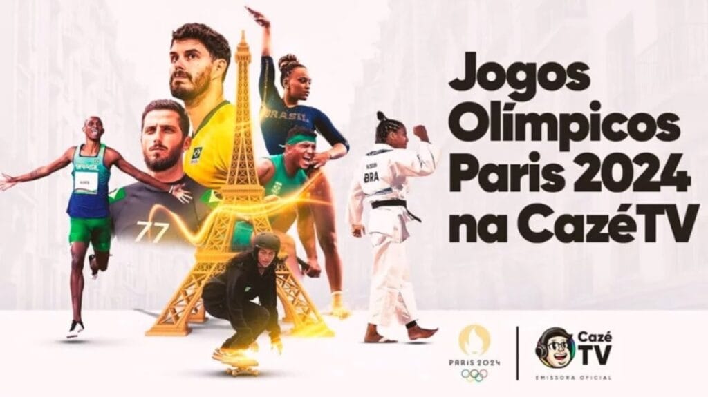 Cazé TV fecha com COI e transmitirá os Jogos Olímpicos de Paris 2024
