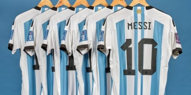 Lote de camisas de Lionel Messi na Copa do Mundo de 2022 pode superar US$ 10 milhões