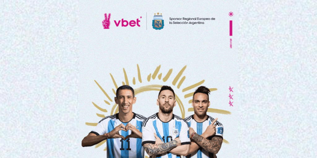 Argentina fecha patrocínio com VBet apenas para a Europa