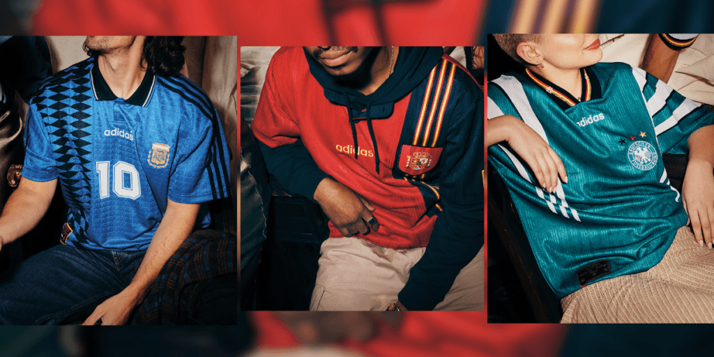 Adidas lança coleção retrô de camisas de Argentina, Alemanha e Espanha