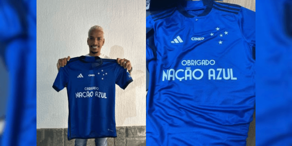 Após evitar rebaixamento, Cruzeiro cede espaço na camisa para homenagear torcida