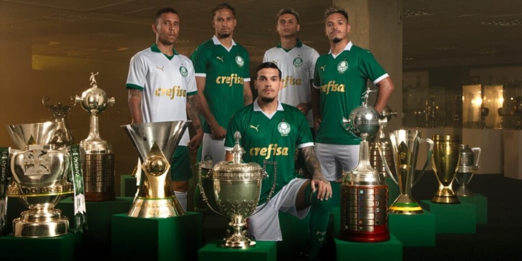 Puma celebra 110 anos de legado e tradição do Palmeiras nos novos uniformes para 2024