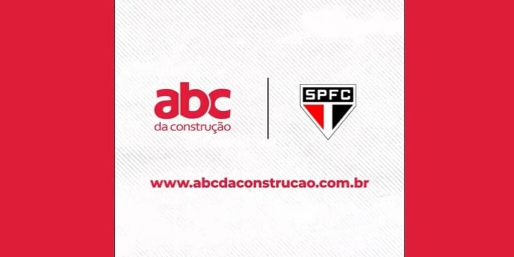 Após Flamengo e Atlético-MG, ABC da Construção renova patrocínio ao São Paulo para 2024