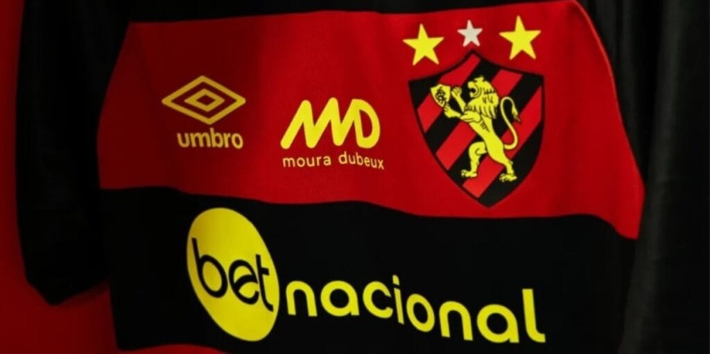 Sport renova patrocínio com incorporadora Moura Dubeux para o esterno da camisa
