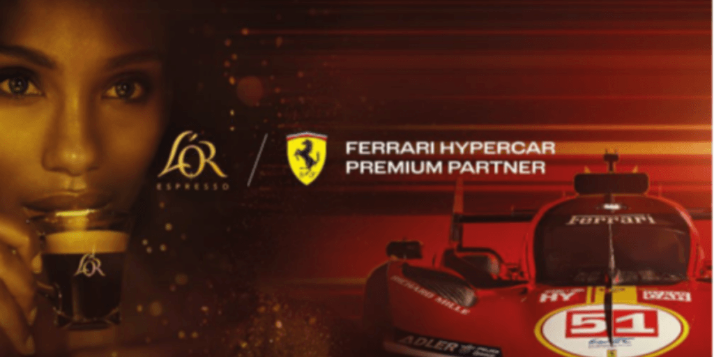 L’OR Espresso fecha parceria global com a Ferrari 