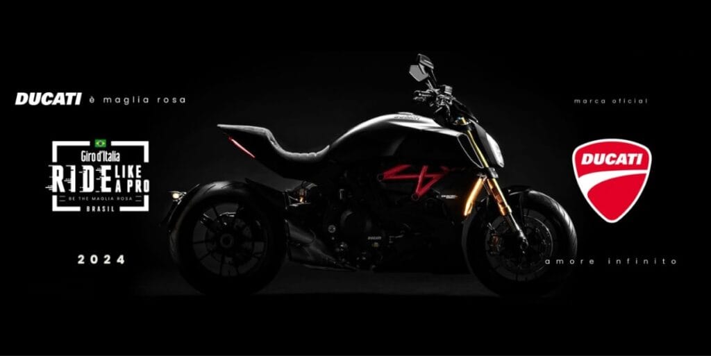 Ducati fecha patrocínio ao Giro d’Italia Ride Like a Pro Brasil, uma das principais provas de ciclismo do país
