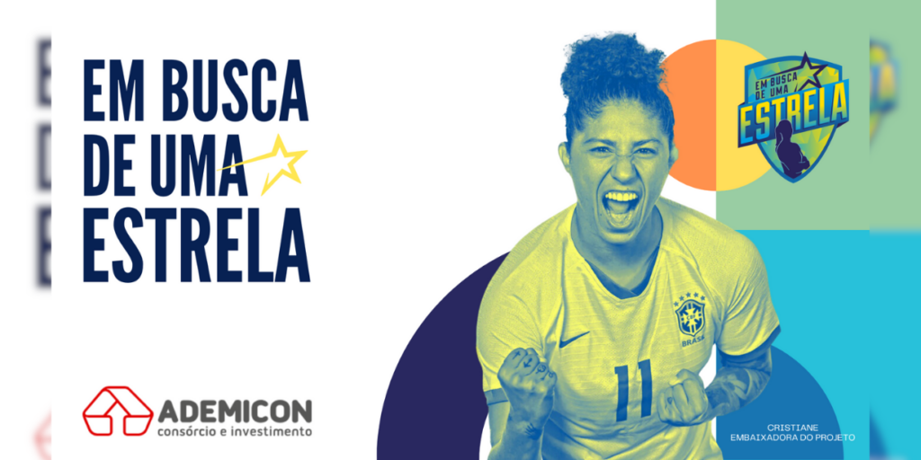 Ademicon acerta patrocínio a projeto para mulheres que sonham em jogar futebol profissional