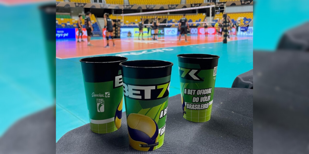 Ativação da Bet7k para finais da Superliga espera evitar produção de 250kg de lixo plástico