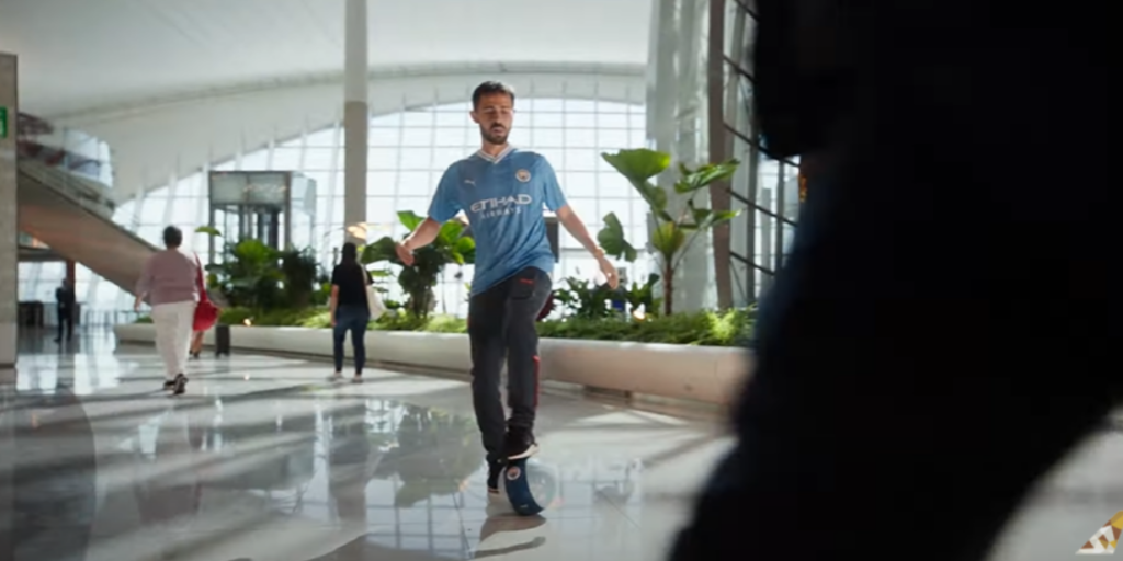 Novo comercial de Etihad Airways e Manchester City recria vídeo da Nike com a seleção brasileira de 1998