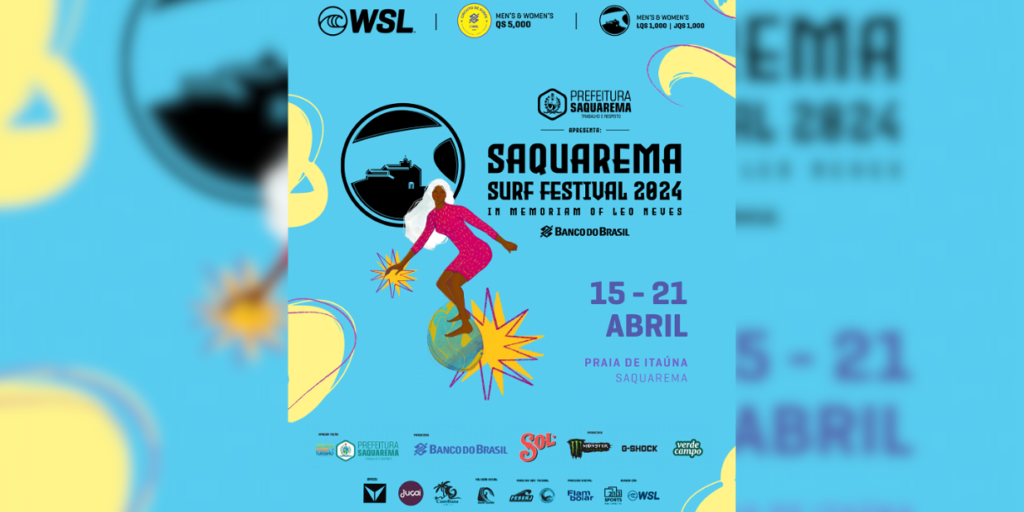 Saquarema Surf Festival terá série de marcas e ativações durante a 4ª edição do evento