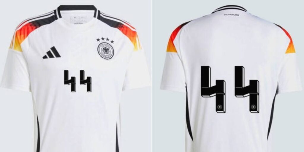 Após ser trocada pela Nike, Adidas se envolve em polêmica com símbolo proibido no uniforme da Alemanha