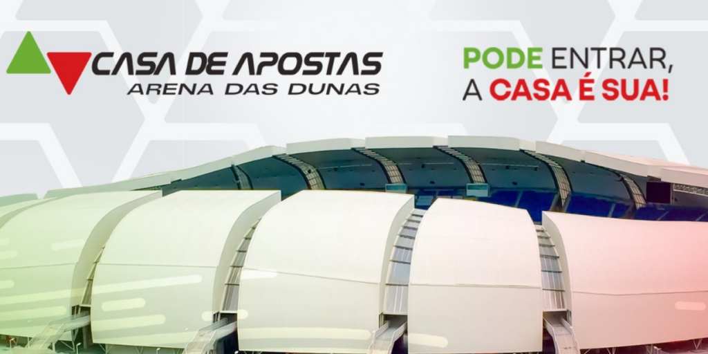 Casa de Apostas assume namings da Arena das Dunas, que ganhará novo sistema de iluminação led