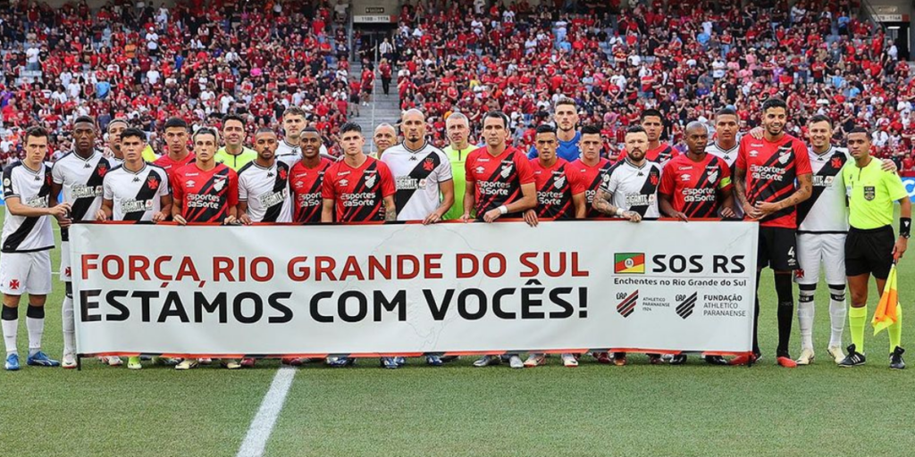 Clubes brasileiros se mobilizam em solidariedade às vítimas das chuvas no RS