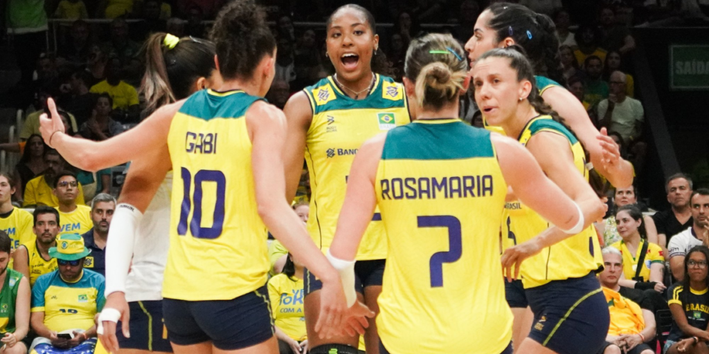 Audiência da 1ª rodada da Liga das Nações Feminina no Sportv supera últimas duas edições