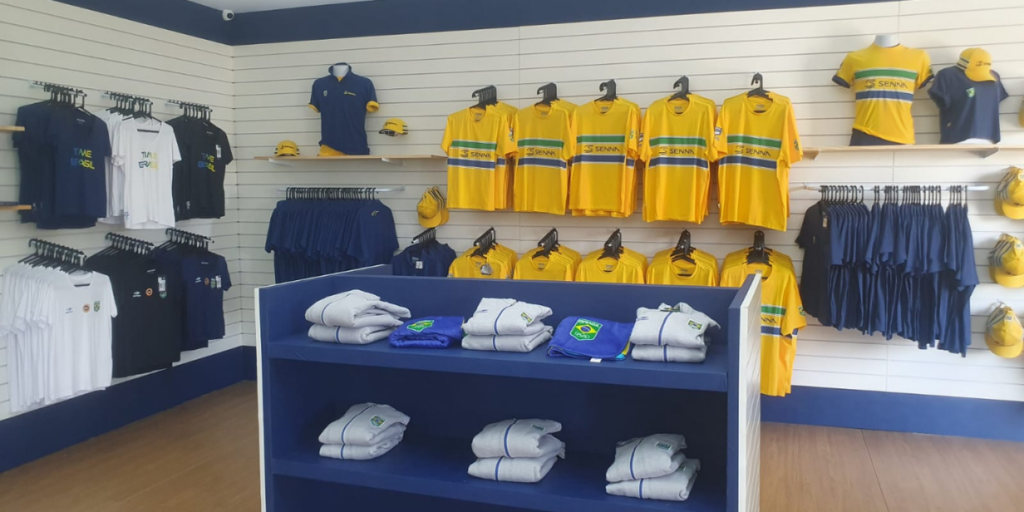 Loja oficial no Parque Olímpico Time Brasil