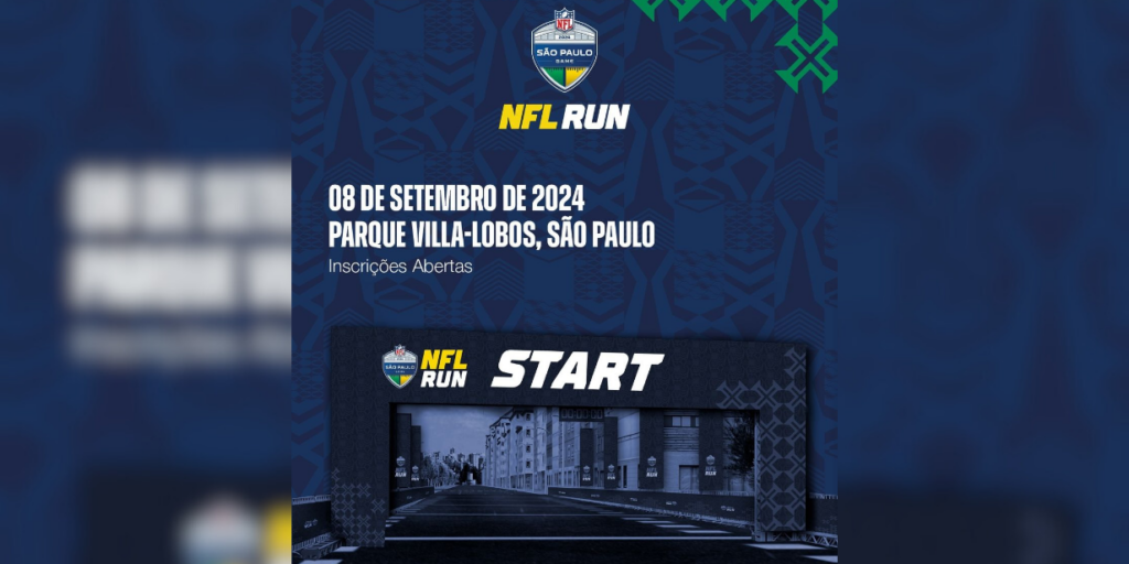 NFL aproveita jogo no Brasil e anuncia corrida de rua no Parque Villa-Lobos, em São Paulo (SP)