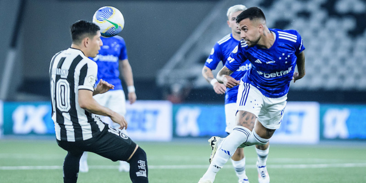 Botafogo e Cruzeiro, que integram a LFU, enfrentam-se pelo Brasileirão - Gustavo Aleixo/Cruzeiro