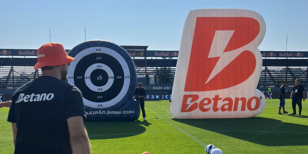 Betano lança ativações durante jogos do Brasileirão