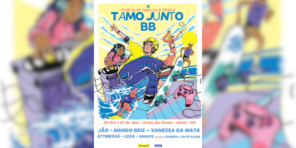 Banco do Brasil ativa patrocínios no skate e no surfe com Festival Tamo Junto