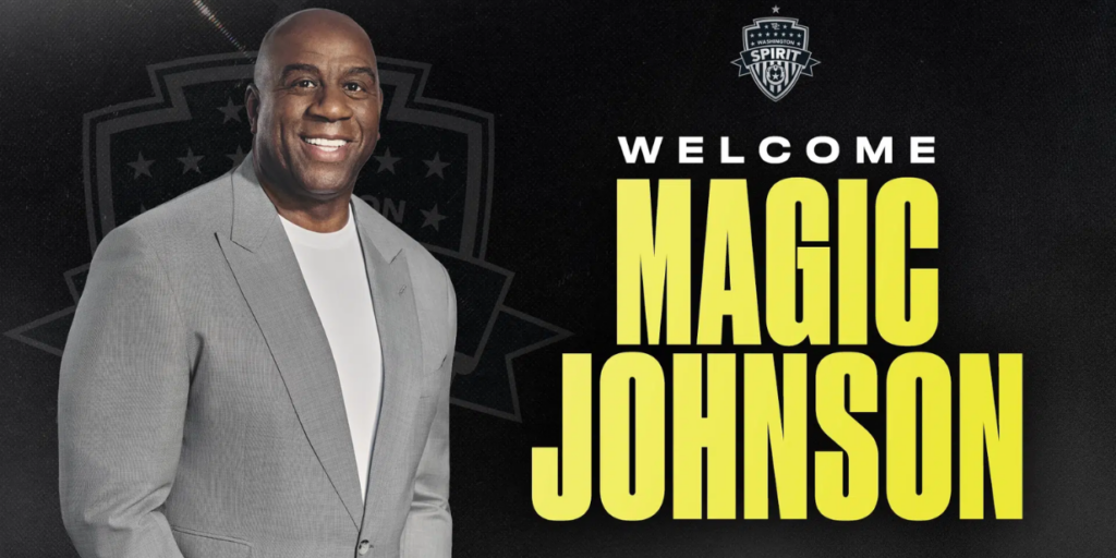 Magic Johnson se torna sócio minoritário de time da NWSL