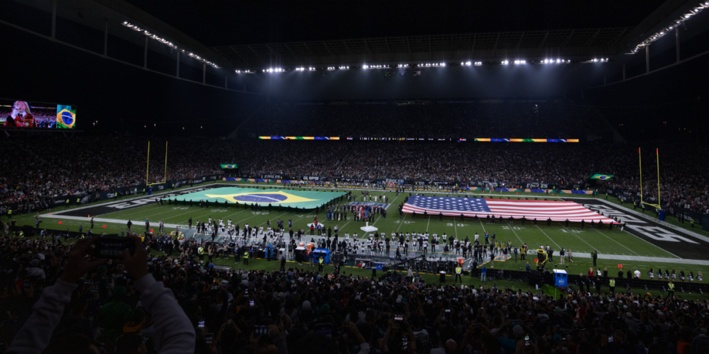 NFL supera engajamento da Premier League no final de semana do jogo no Brasil