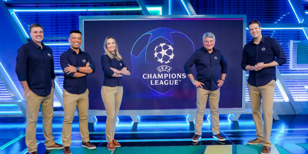 SBT acerta com 6 patrocinadores para transmissões da Champions League 2024/2025