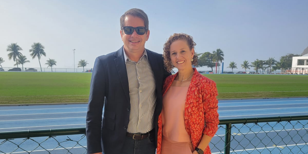 Marco Antonio La Porta e Yane Marques, que formam a chapa de oposição na eleição do COB - Divulgação