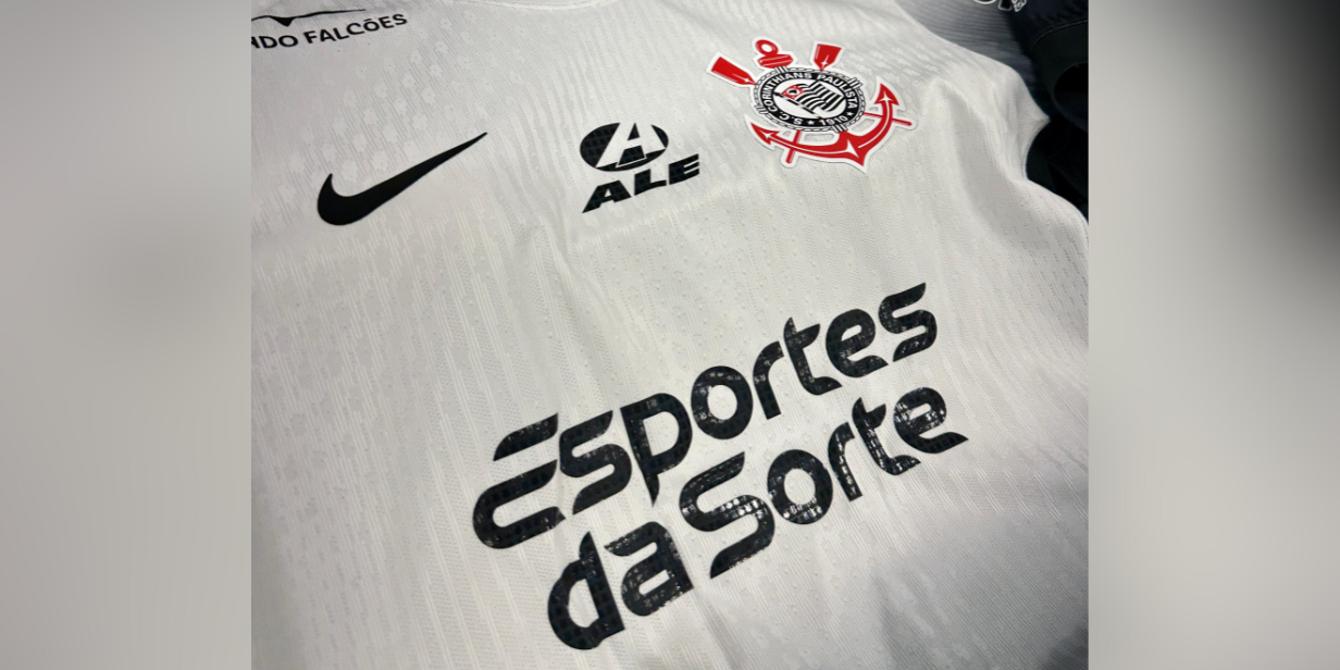 Corinthians mantém Esportes da Sorte na Camisa - Divulgação