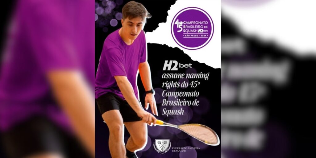 H2bet adquire os naming rights do Campeonato Brasileiro de Squash