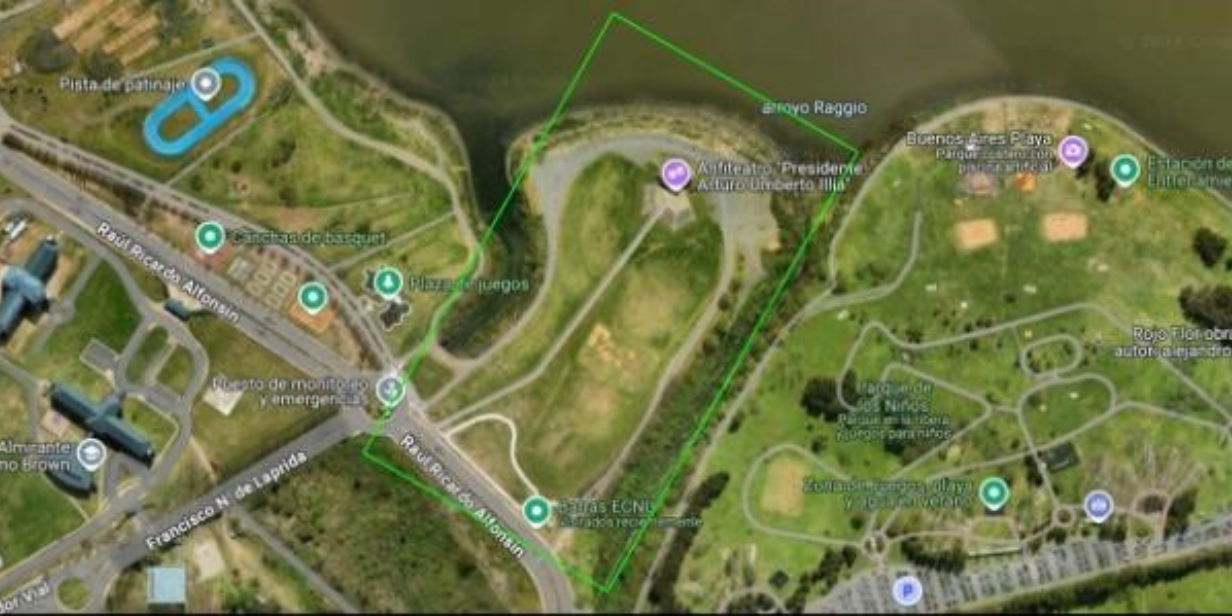 Mapa do local onde será instalada a fanzone da Libertadores 2024 - Divulgação