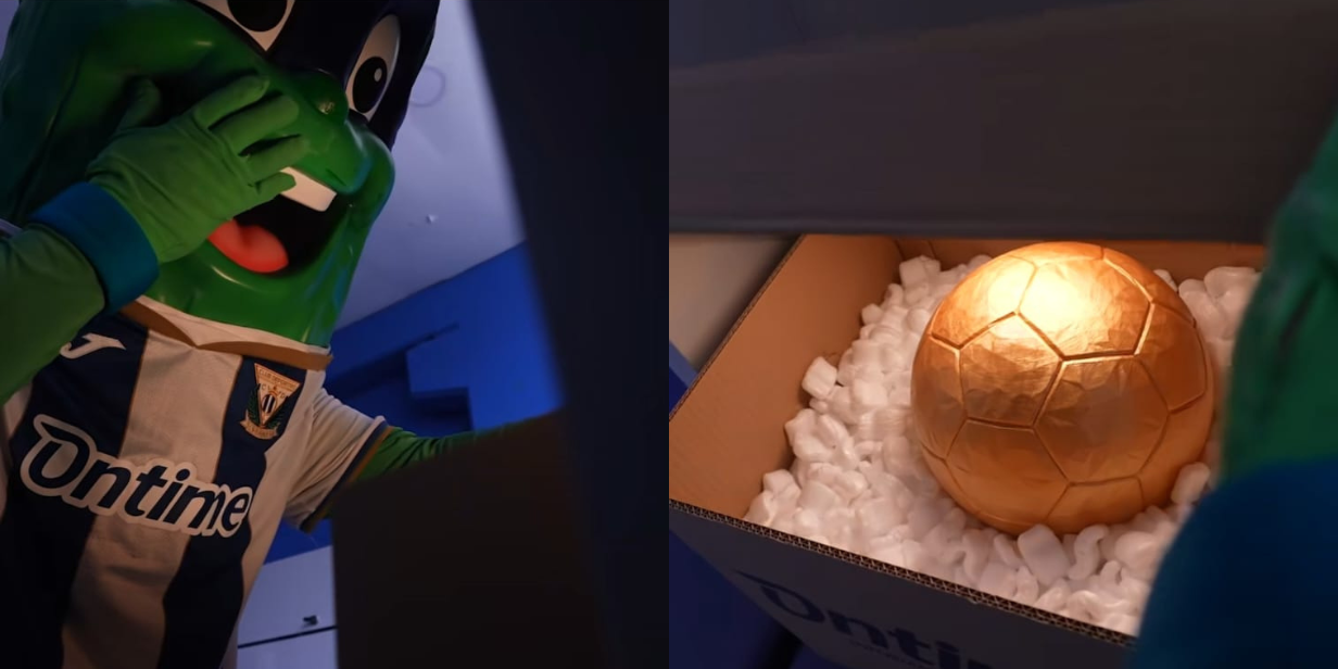 Super Pepino descobre a Bola de Ouro no vestiário do Real Madrid - Reprodução/Instagram @cdleganes
