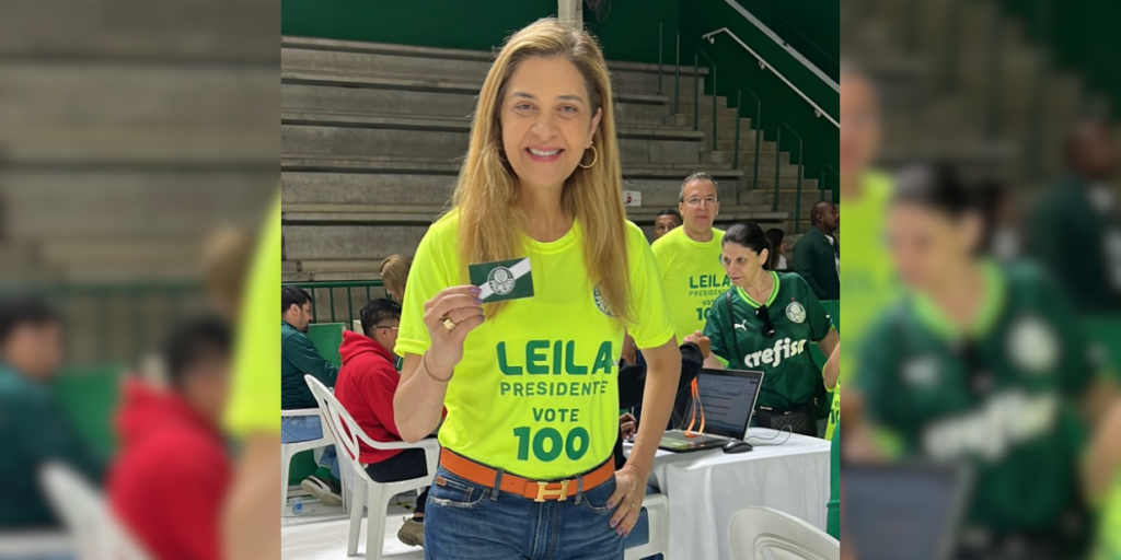 Reeleita, Leila Pereira confirma saídas de Crefisa e FAM do Palmeiras