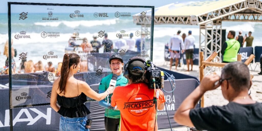 Como as transmissões da WSL ampliam a visibilidade do surfe no Brasil
